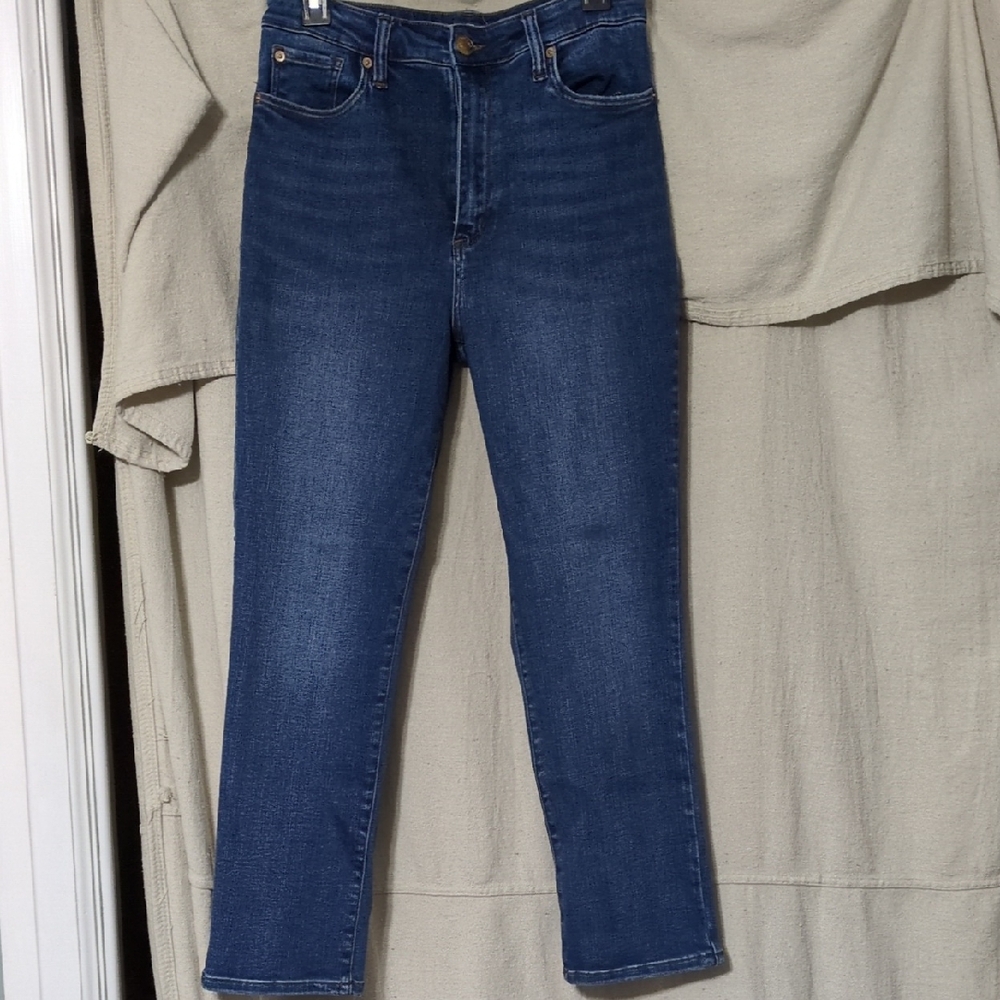 STS Blue Dark Wash Straight Leg Jeans